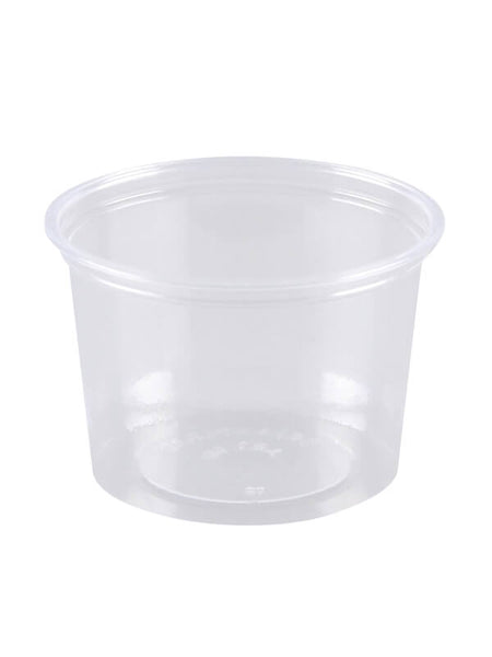Verpackungsbecher PS, klar, rund, 125ml