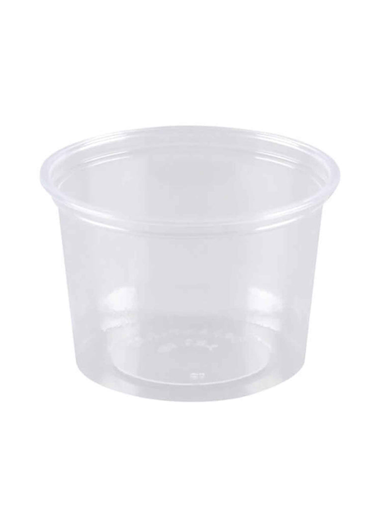 Verpackungsbecher PS, klar, rund, 100ml