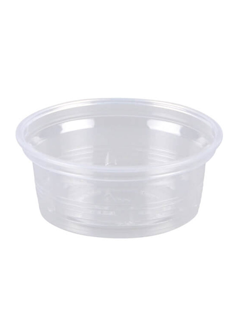 Verpackungsbecher PS, klar, rund, 50ml