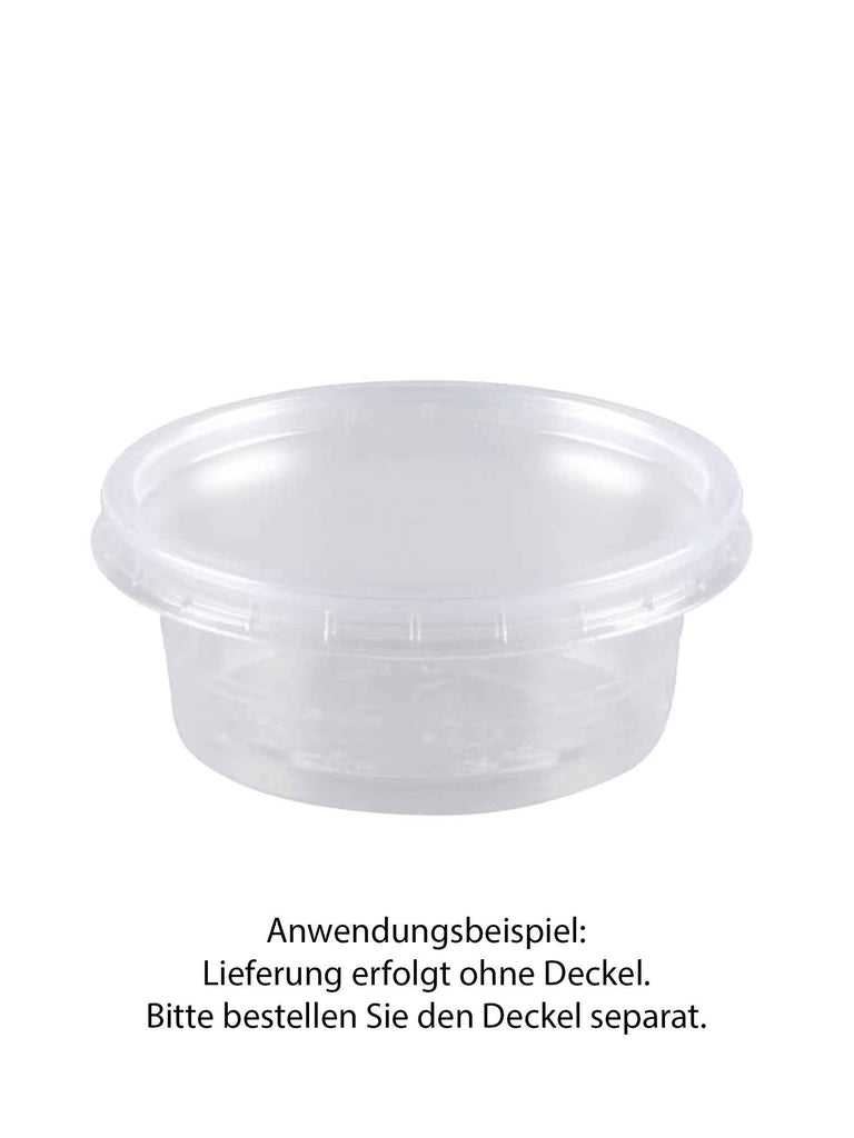 Verpackungsbecher PS, klar, rund, 50ml