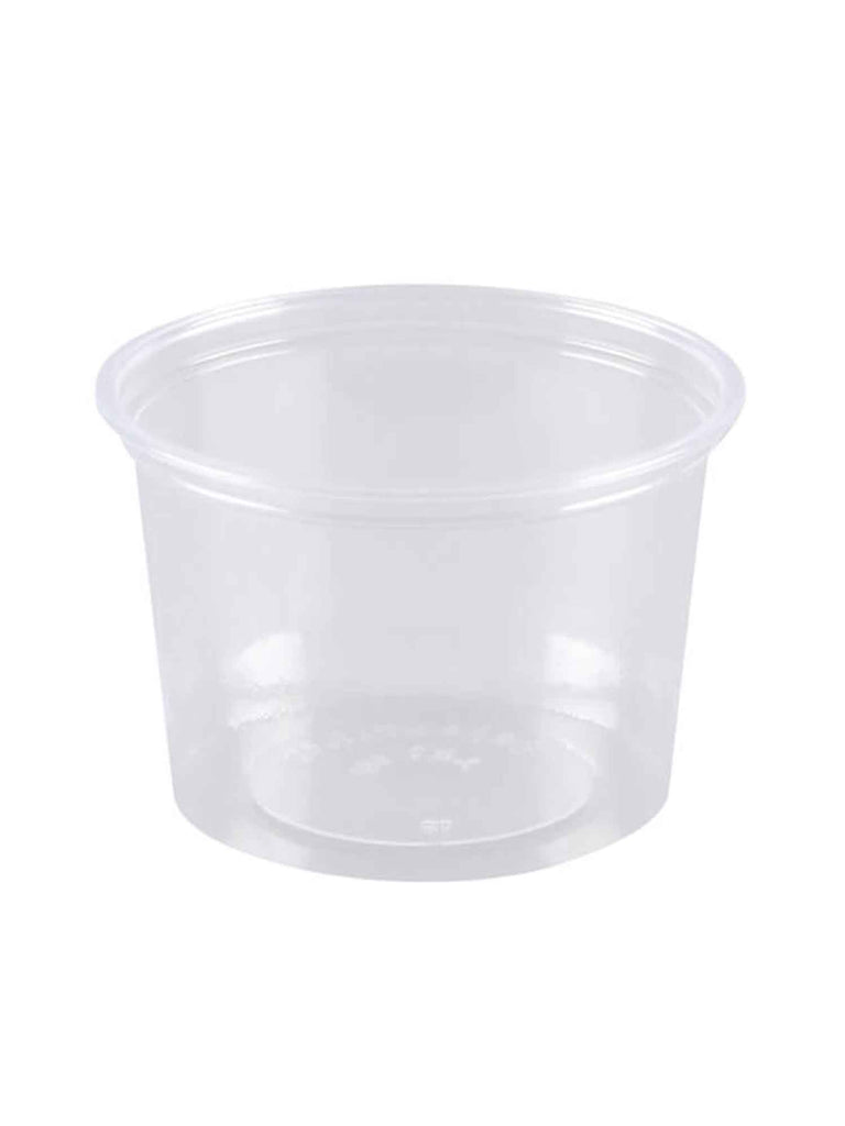 Verpackungsbecher PS, klar, rund, 80ml