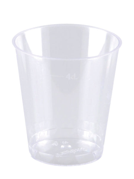 Schnapsglas, PS, Spritzguss, klar, 2cl/4cl, 200St.