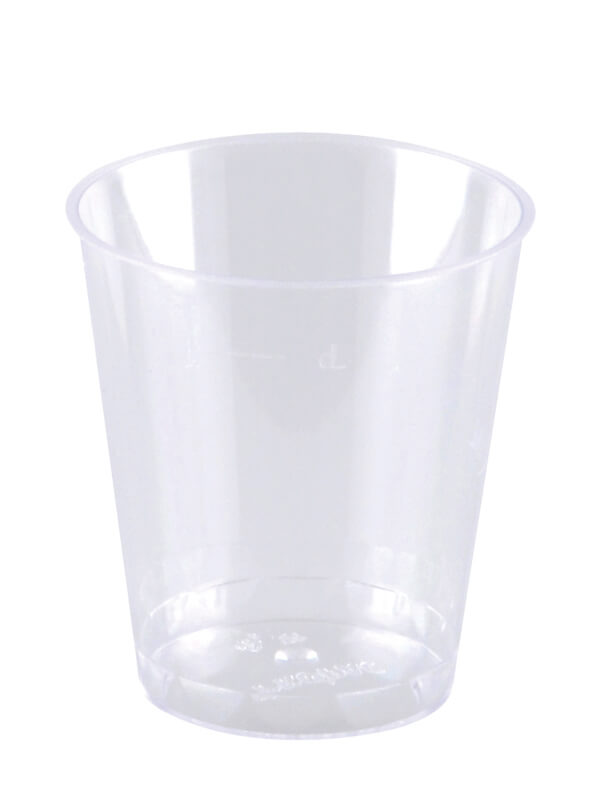 Schnapsgläser, PP, Spritzguss, transparent, 2cl (2.700 Stk.)