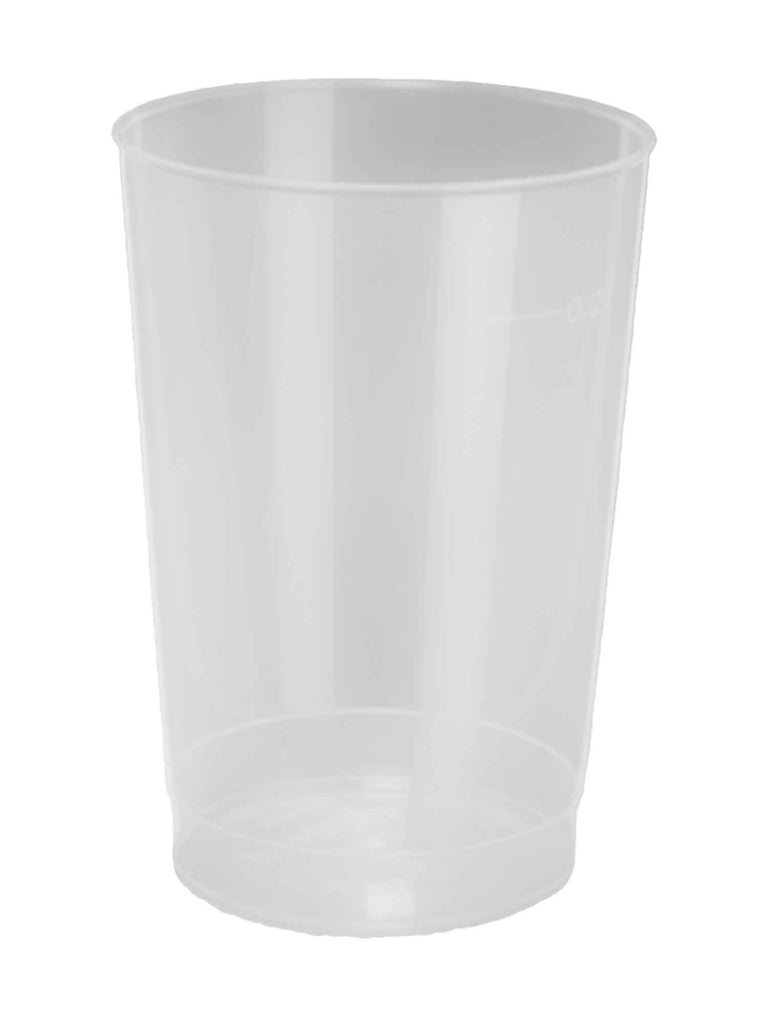 Trinkglas, PP, Spritzguss, transparent, 200ml