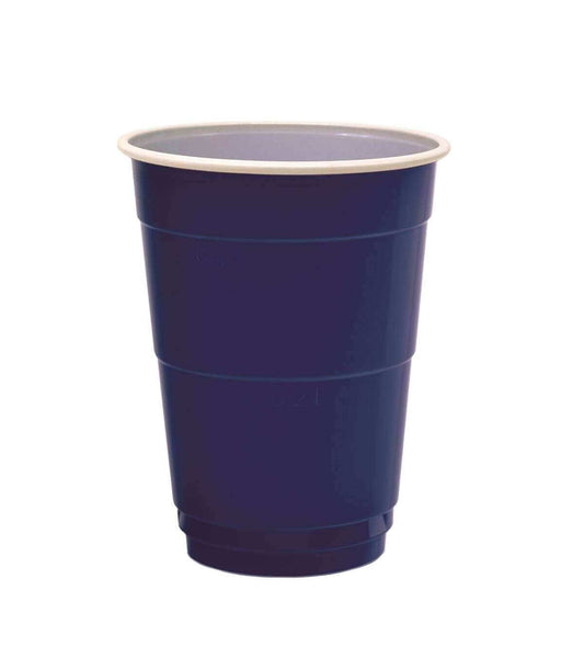 Partybecher "Blue Cup", PS, blau/weiß, 400ml (800 Stk.)