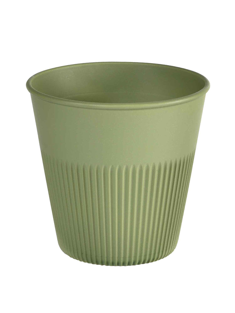 To Go Kaffeebecher, Mehrweg, Hot Stripes, PP, 240ml, grün (240 Stk.)