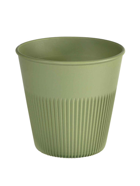 To Go Kaffeebecher, Mehrweg, Hot Stripes, PP, 240ml, grün (240 Stk.)