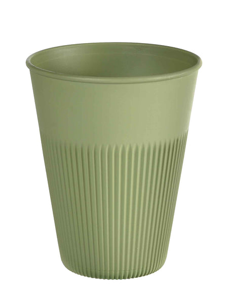 To Go Kaffeebecher, Mehrweg, Hot Stripes, PP, 360ml, grün (240 Stk.)