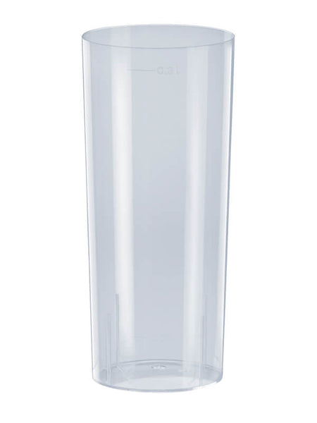 Longdrink-Glas, PP, Spritzguss, transparent, 300ml