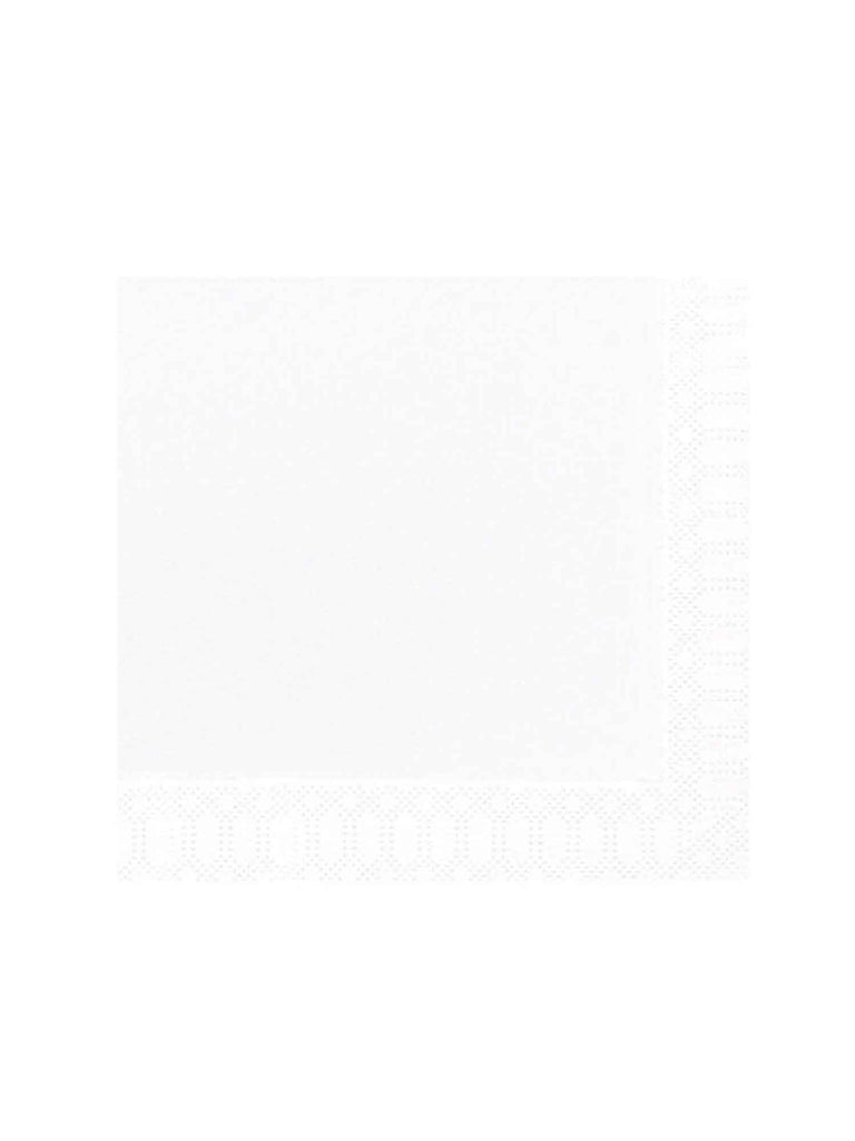 Cocktailservietten, 2-lagig, 24x24, 1/4-Falz, weiß (2.400 Stk.)