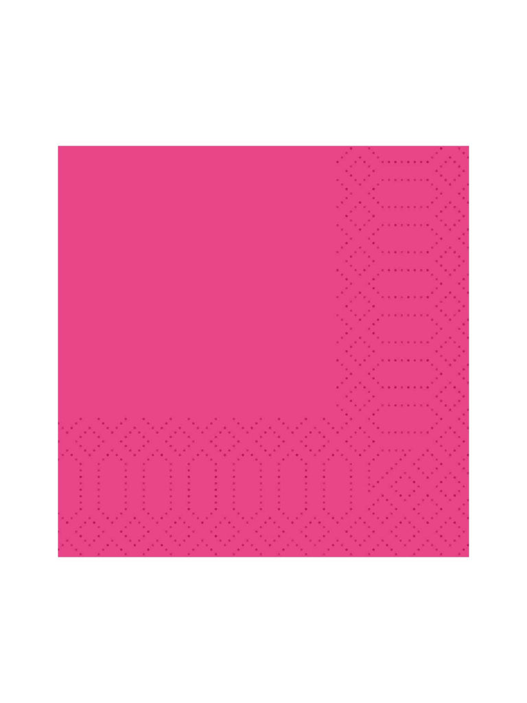 Cocktailservietten, 3-lagig, 24x24, 1/4-Falz, fuchsia (1.000 Stk.)
