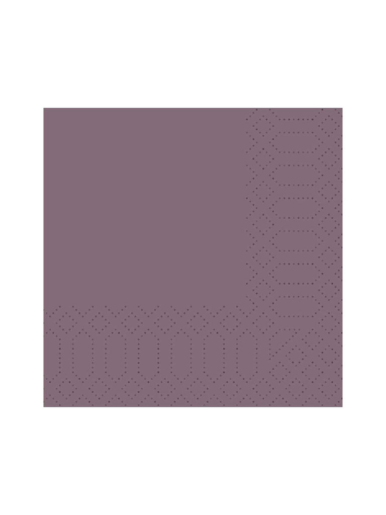 Cocktailservietten, 3-lagig, 24x24, 1/4-Falz, pflaume (1.000 Stk.)