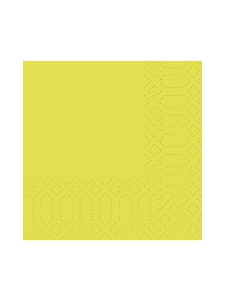 Cocktailservietten, 3-lagig, 24x24, 1/4-Falz, kiwi (1.000 Stk.)