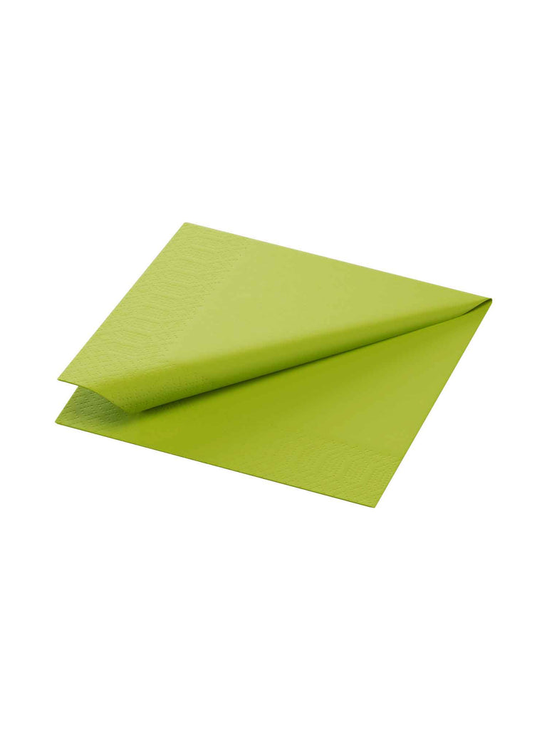 Cocktailservietten, 3-lagig, 24x24, 1/4-Falz, kiwi (1.000 Stk.)