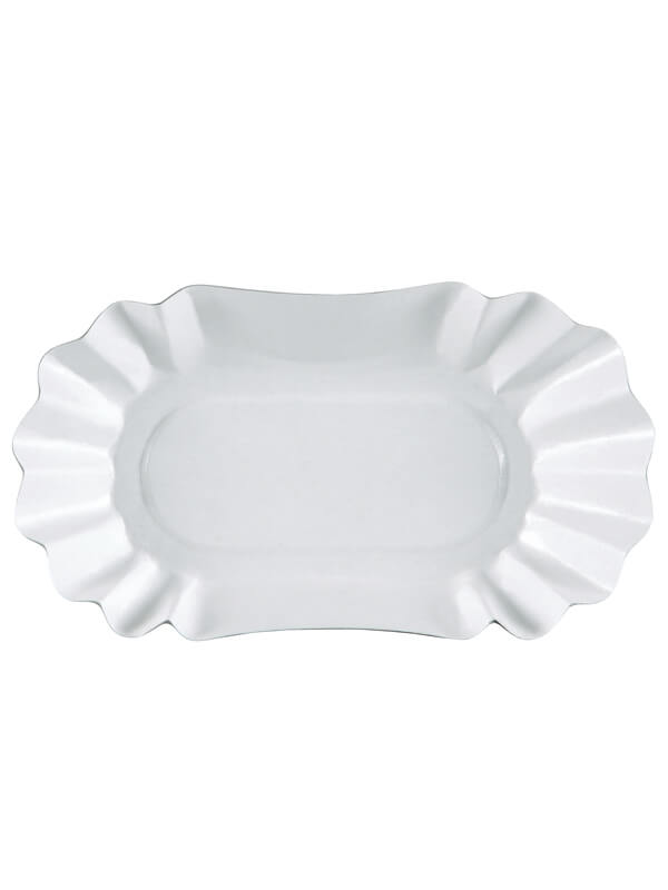 Pommes Pappschale, weiß, 10x17cm (500 Stk.)