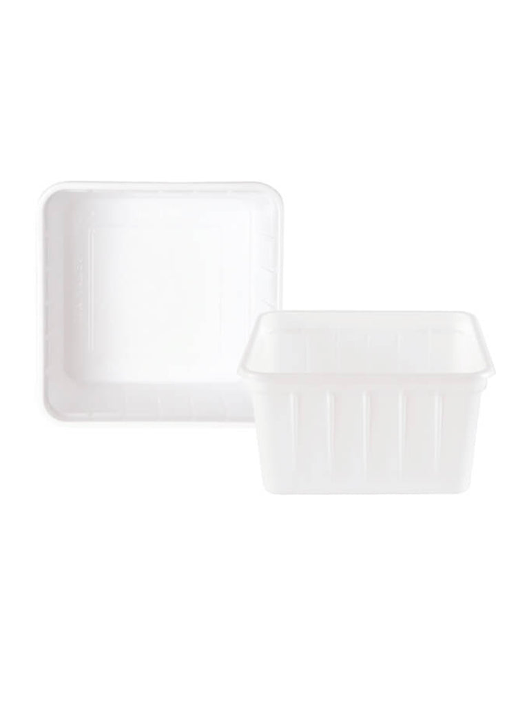Verpackungsbecher PS, 115x115mm, weiß, 500ml