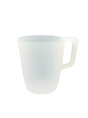 Glühweinbecher mit Henkel, Mehrweg, PP, gefrostet, 200ml