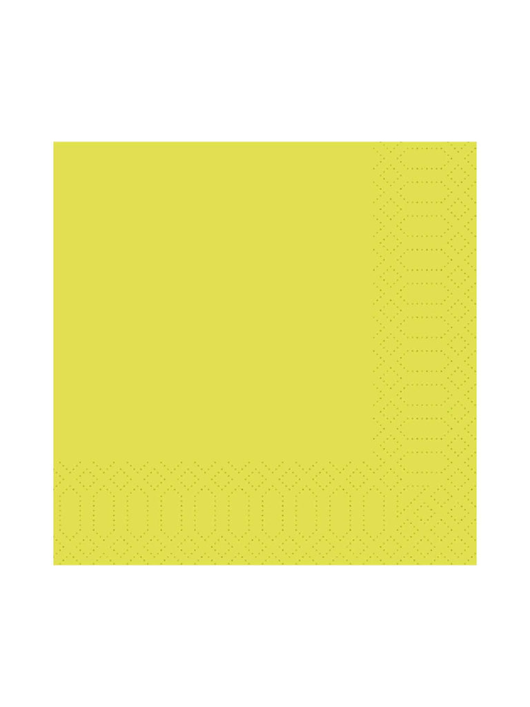 Serviette, 3-lagig, 33x33, 1/4-Falz, kiwi