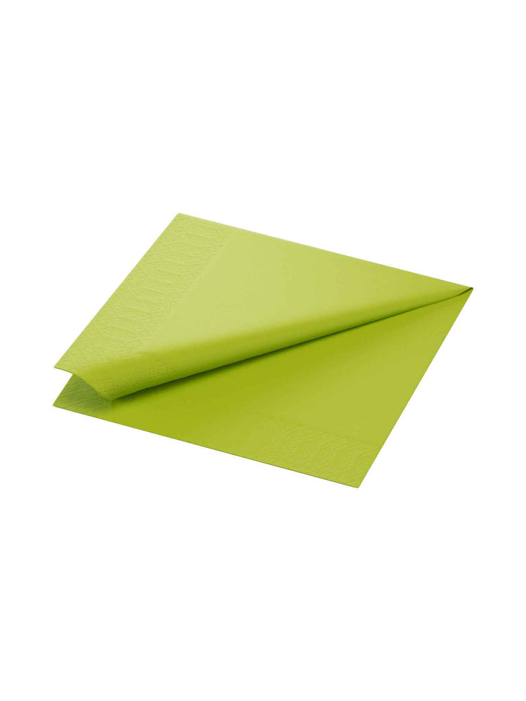 Serviette, 3-lagig, 40x40, 1/4-Falz, kiwi
