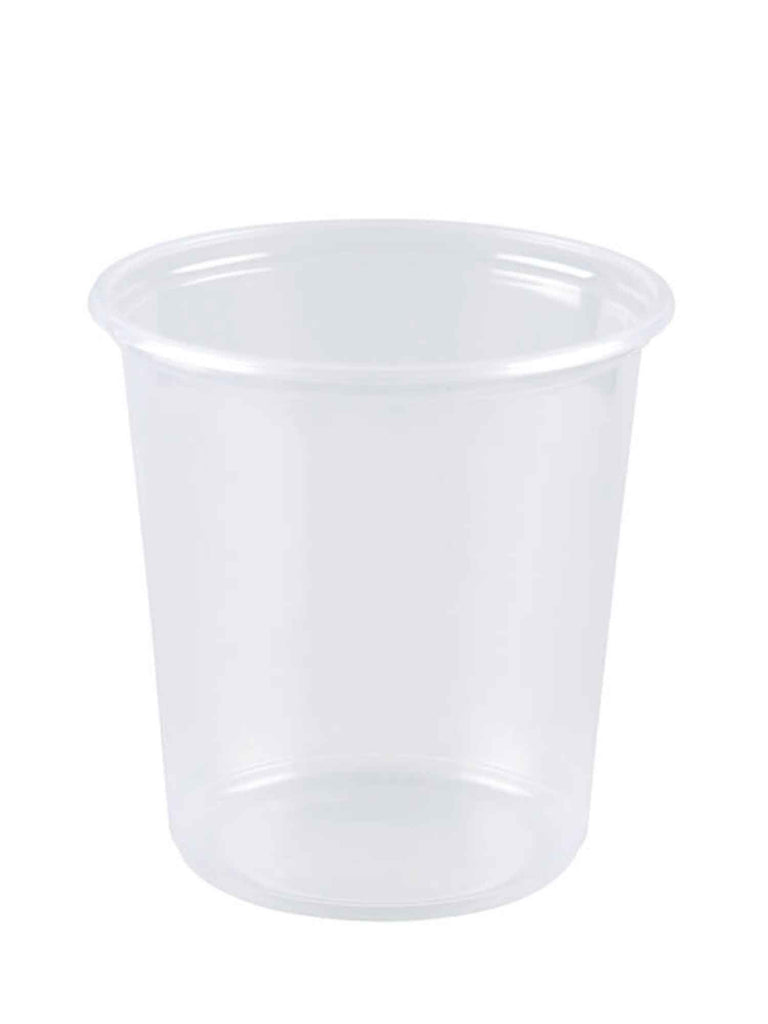 Verpackungsbecher PP, transparent, rund, 500ml