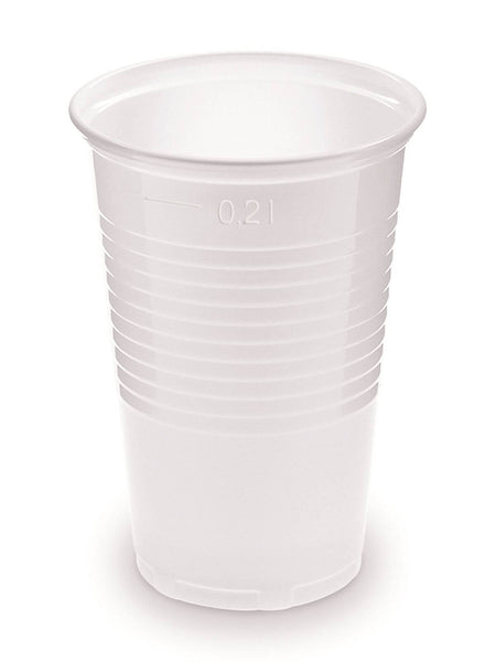 Ausschankbecher, PP, weiß, 200ml