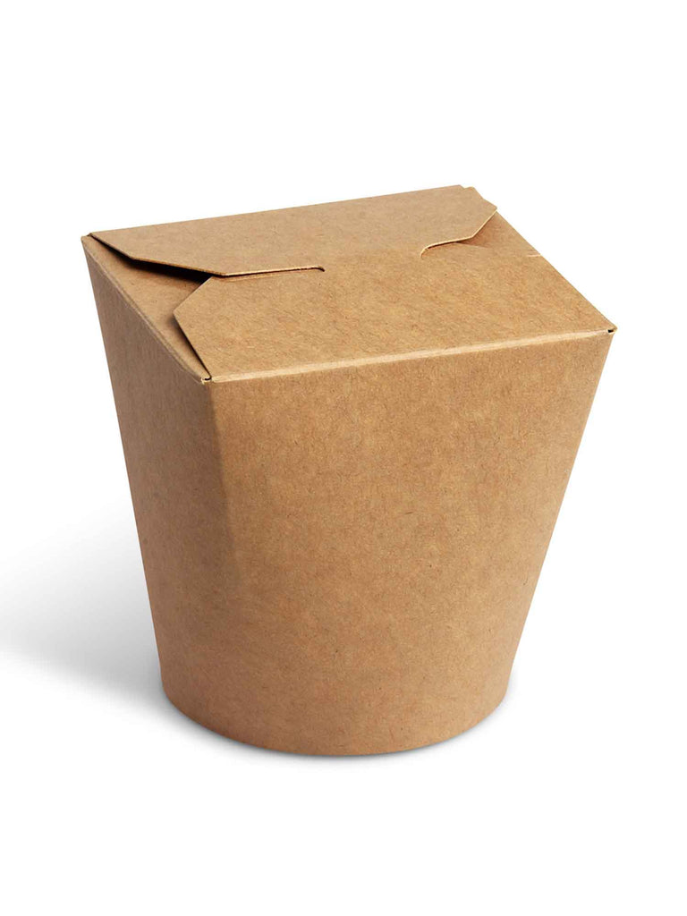 Nudelbox/Asiabox, Kraftpapier, braun, 750ml