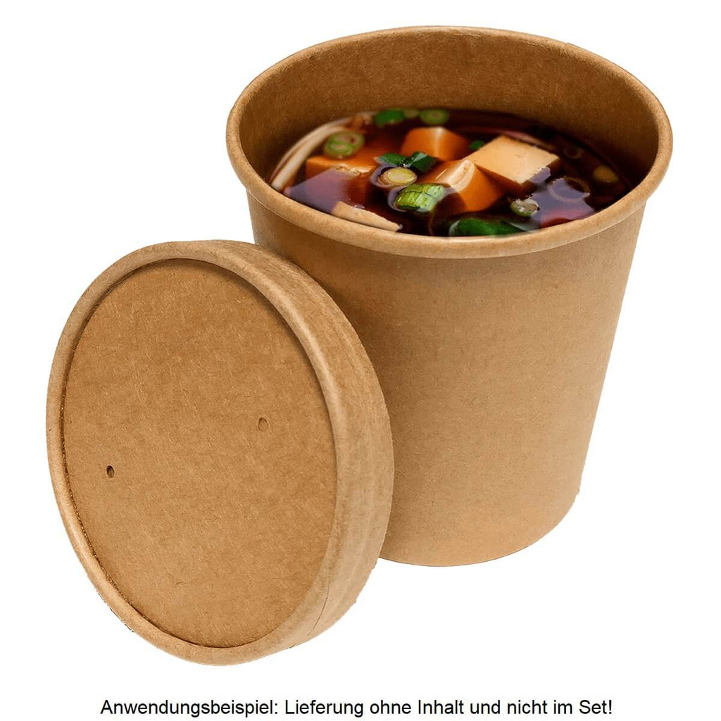 Deckel, Karton, rund, 90mm (für SOUP8-12)
