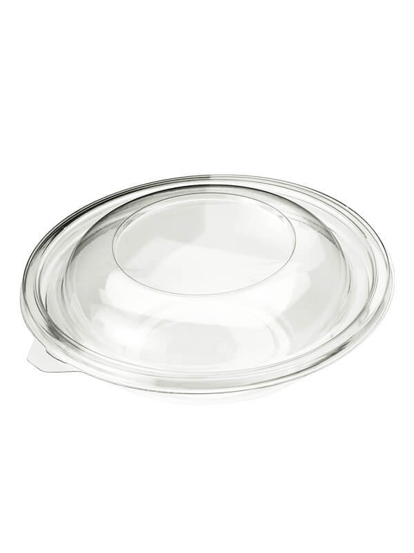 Deckel, RPET, klar, rund, gewölbt, 230mm