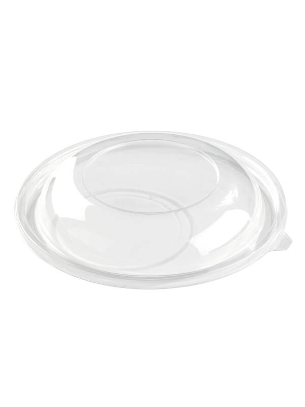 Deckel, RPET, klar, rund, gewölbt, 230mm