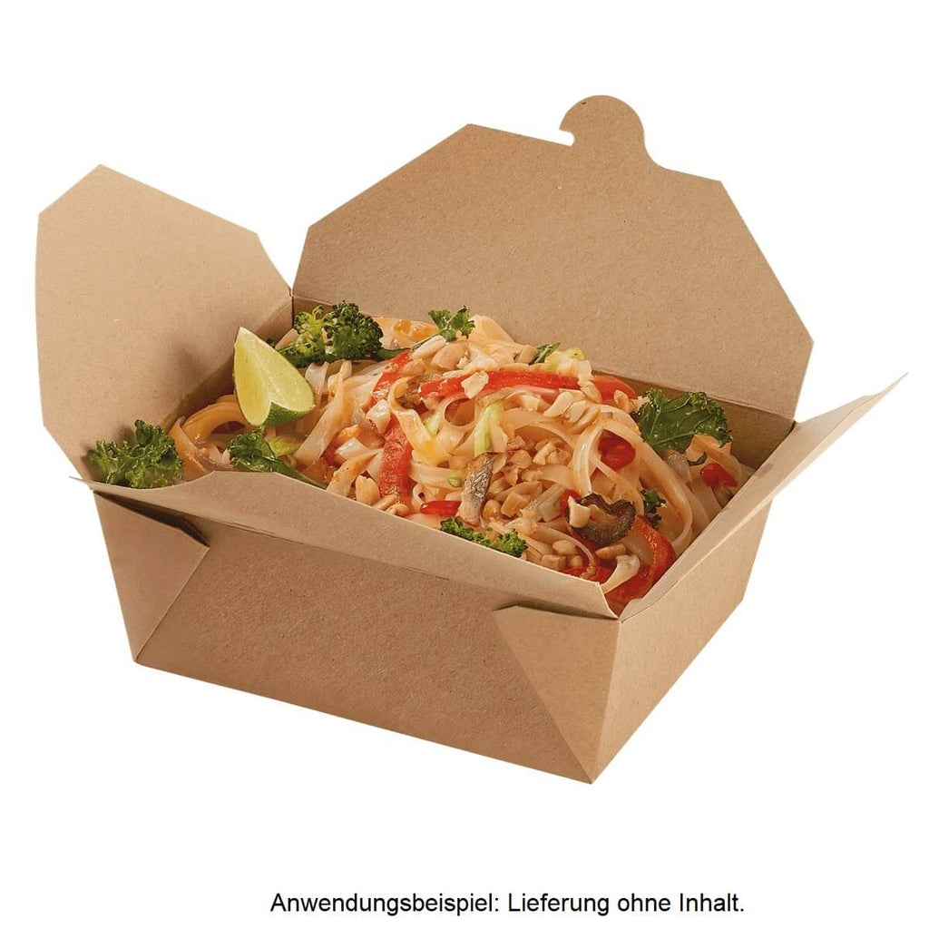 Multi-Food Box, Kraft, 1350ml, braun