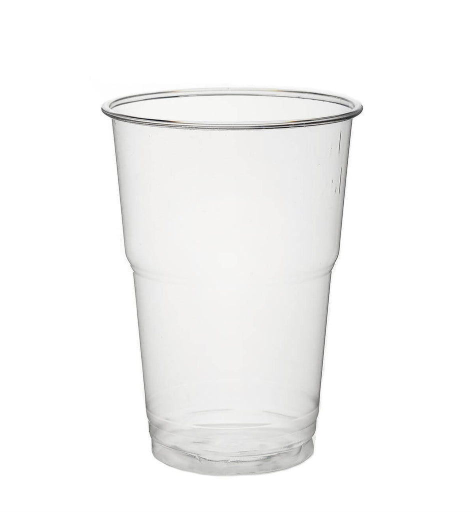Ausschankbecher / Bierbecher, RPET, transparent, 250ml (200 Stk.)
