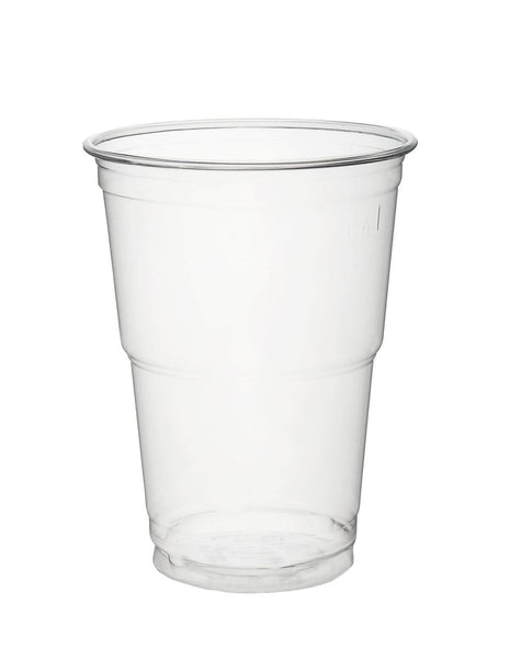 Ausschankbecher / Bierbecher, RPET, transparent, 400ml (200 Stk.)