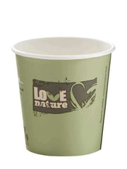 Heißgetränkebecher "Love Nature", mit Biobeschichtung, 100ml (960 Stk.)