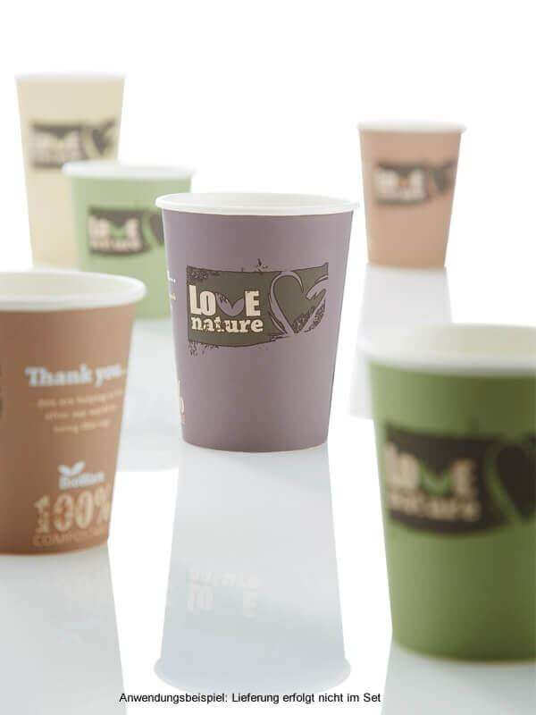 Heißgetränkebecher "Love Nature", mit Biobeschichtung, 300ml