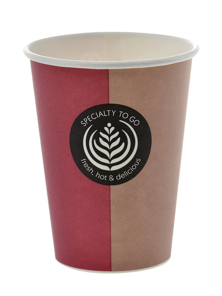 Hartpapierbecher "Coffee to go" für Heißgetränke, 350ml (200Stk.)