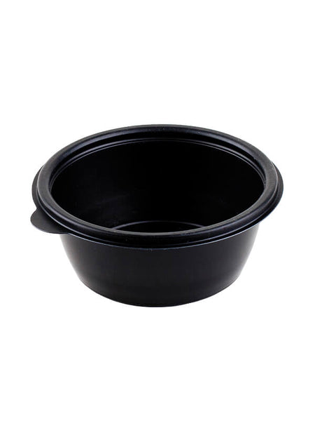 Schale, PP, schwarz, rund, 375ml