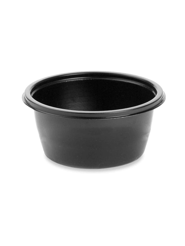 Schale, PP, schwarz, rund, 500ml