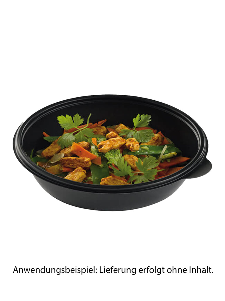 Schale, PP, schwarz, rund, 750ml
