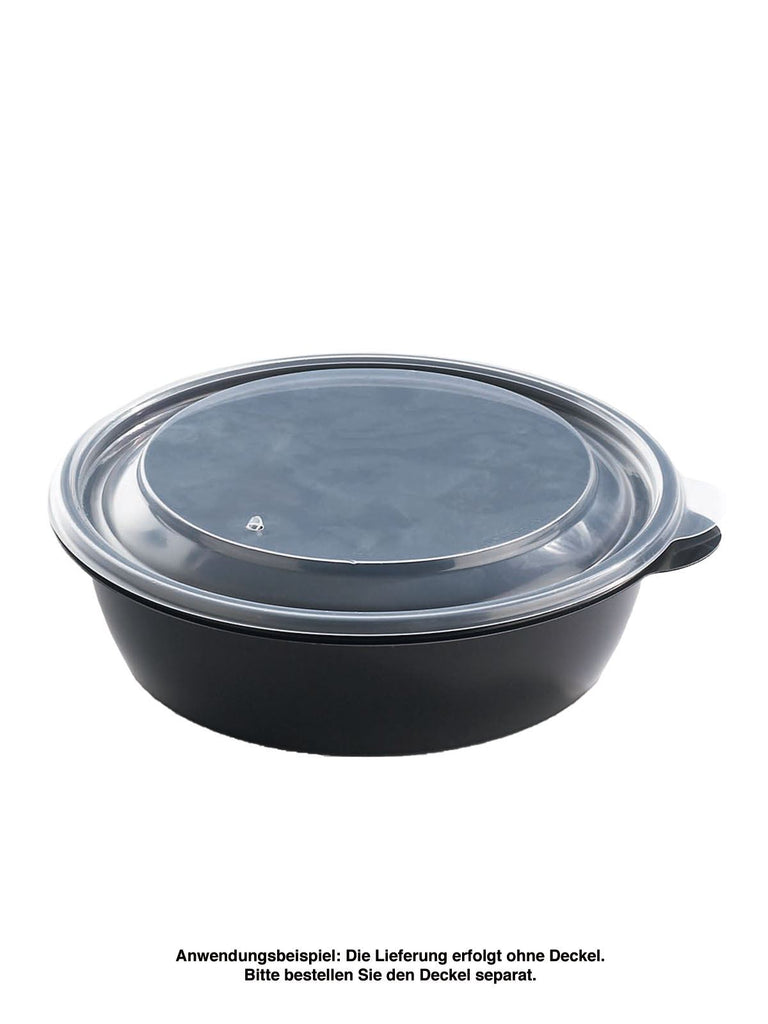 Schale, PP, schwarz, rund, 1000ml