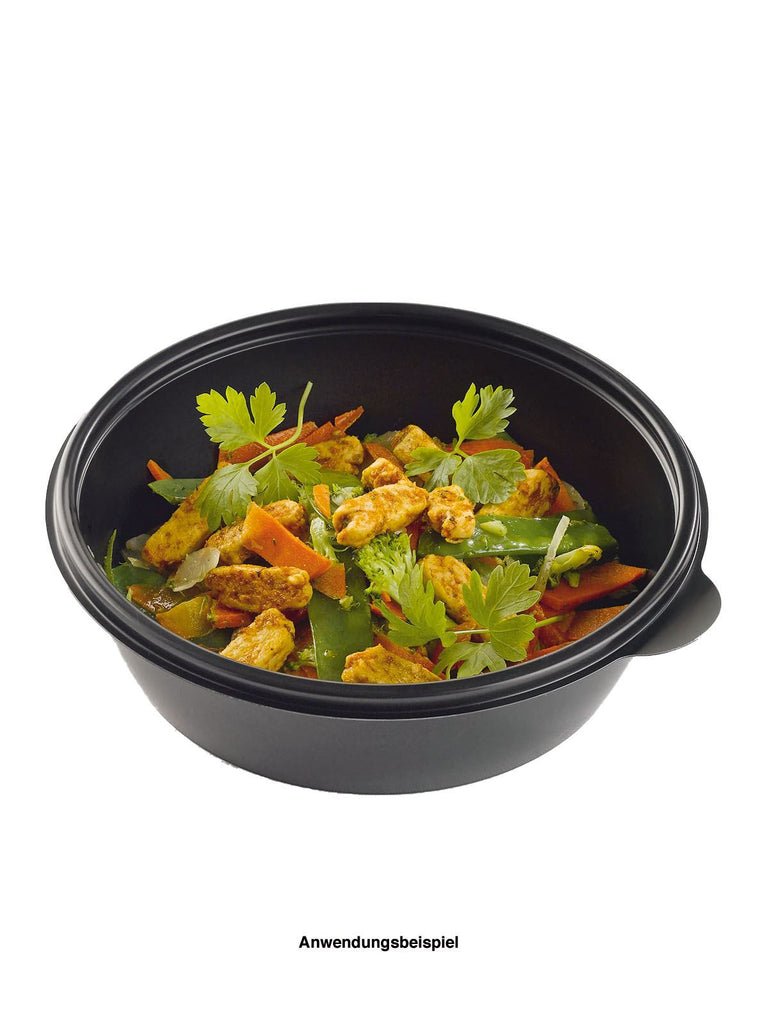 Schale, PP, schwarz, rund, 1000ml