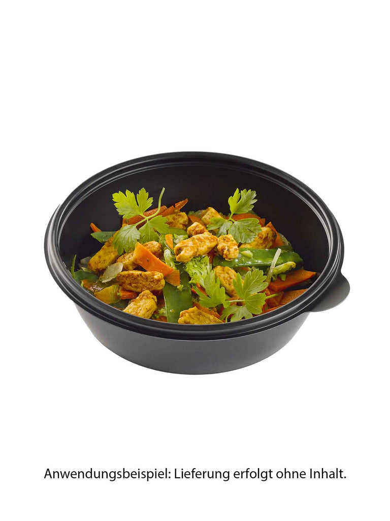 Schale, PP, schwarz, rund, 1000ml