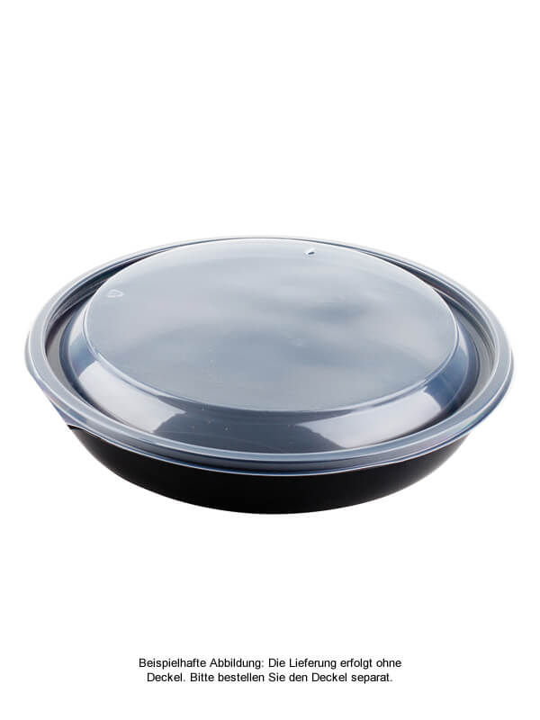 Schale, PP, schwarz, rund, 1000ml