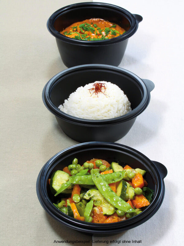 Schale, PP, schwarz, rund, 1000ml