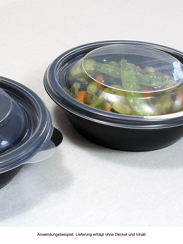 Schale, PP, schwarz, rund, 1000ml