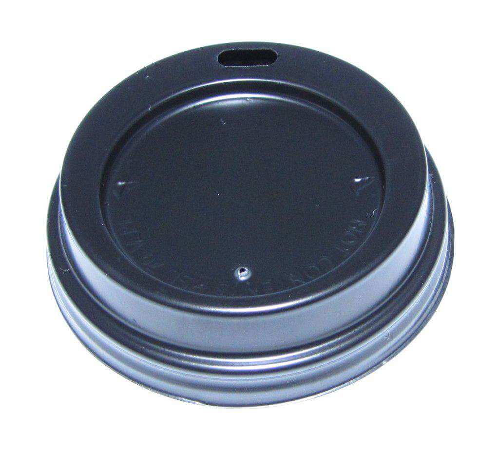 Vending Deckel schwarz ø 70,3 mm mit Trinkloch