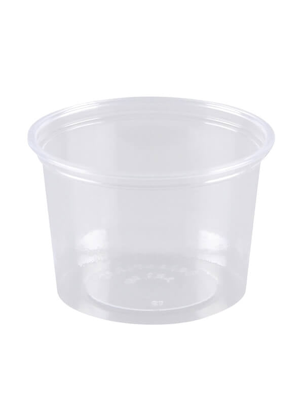 Verpackungsbecher PS, klar, rund, 80ml