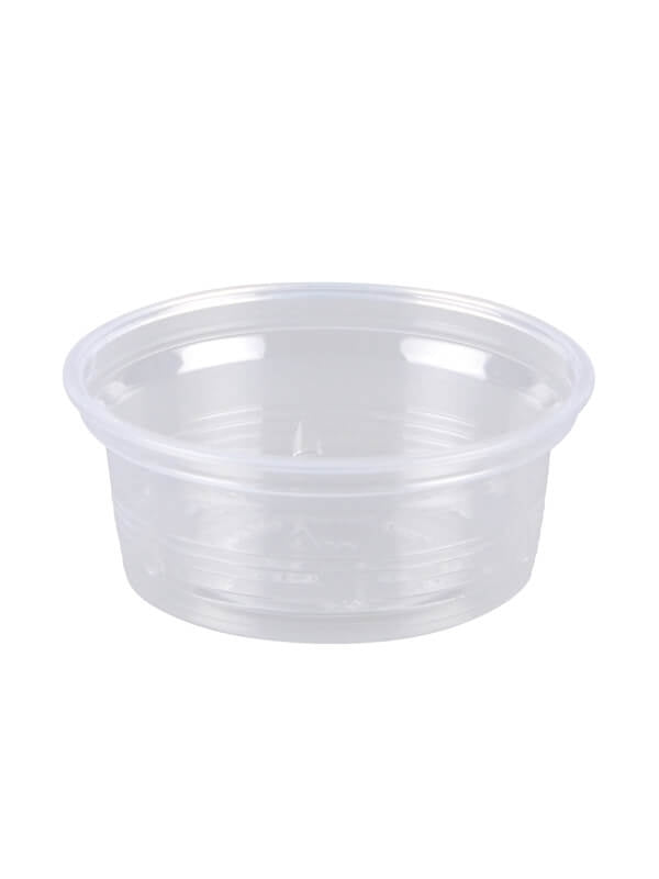 Verpackungsbecher PS, klar, rund, 50ml