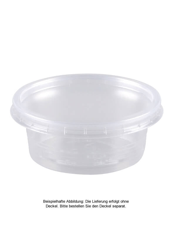 Verpackungsbecher PS, klar, rund, 50ml