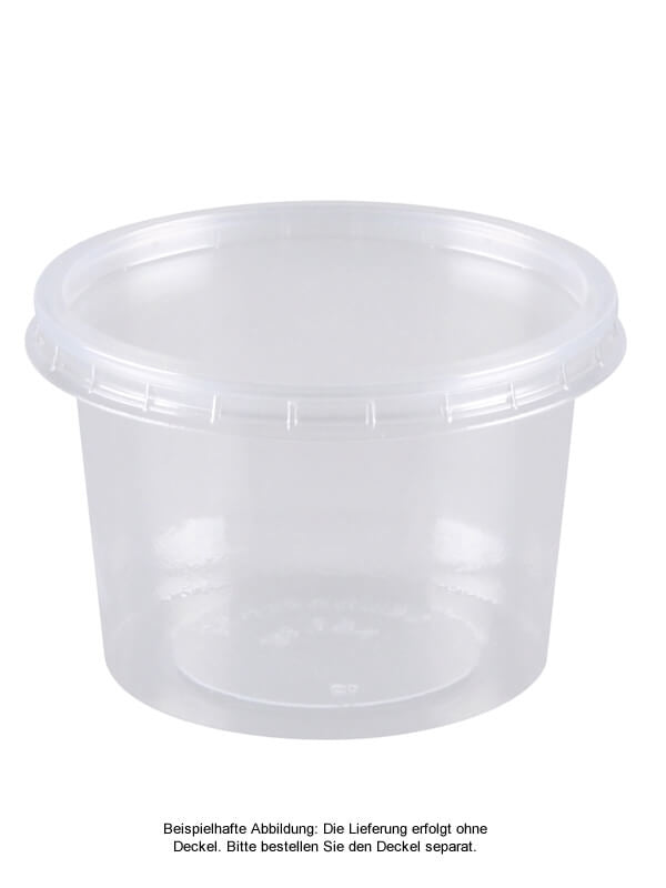 Verpackungsbecher PS, klar, rund, 80ml