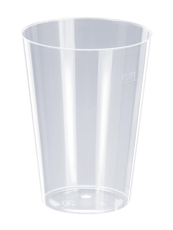 Trinkglas, PS, Spritzguss, klar, 200ml
